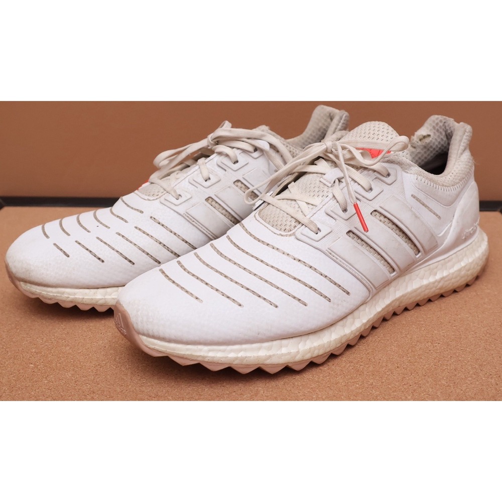 adidas Ultraboost DNA XXII Men’s 12 White Pink Running Shoes GX6848
